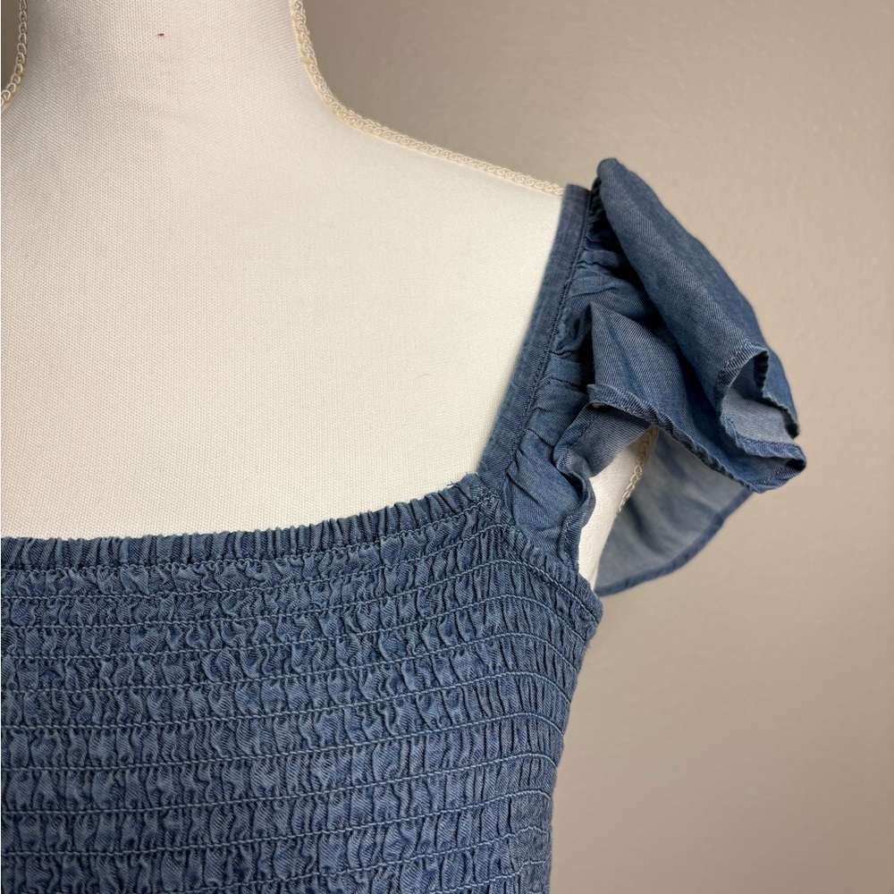 NWT Loft Ruffle Sleeve Top - Picture 4 of 7